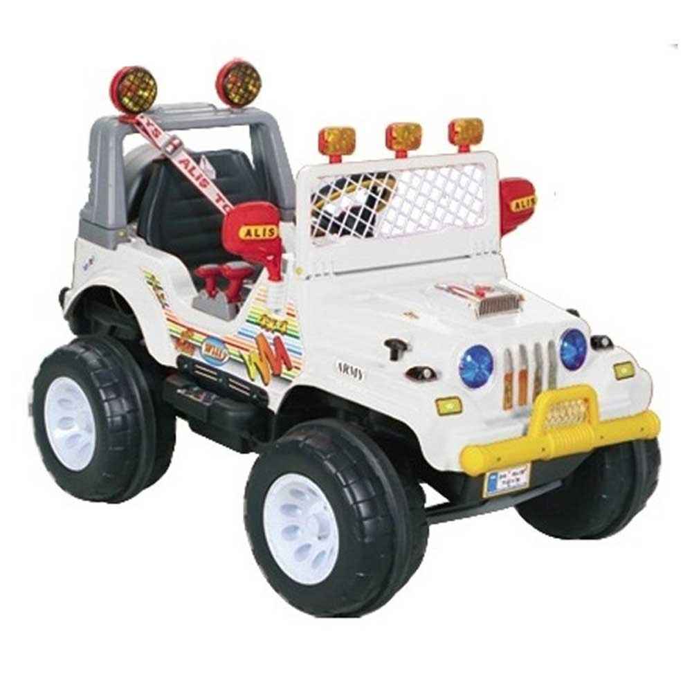 Aliş 502T Turbo Willy Akülü Jeep 12 Volt Beyaz