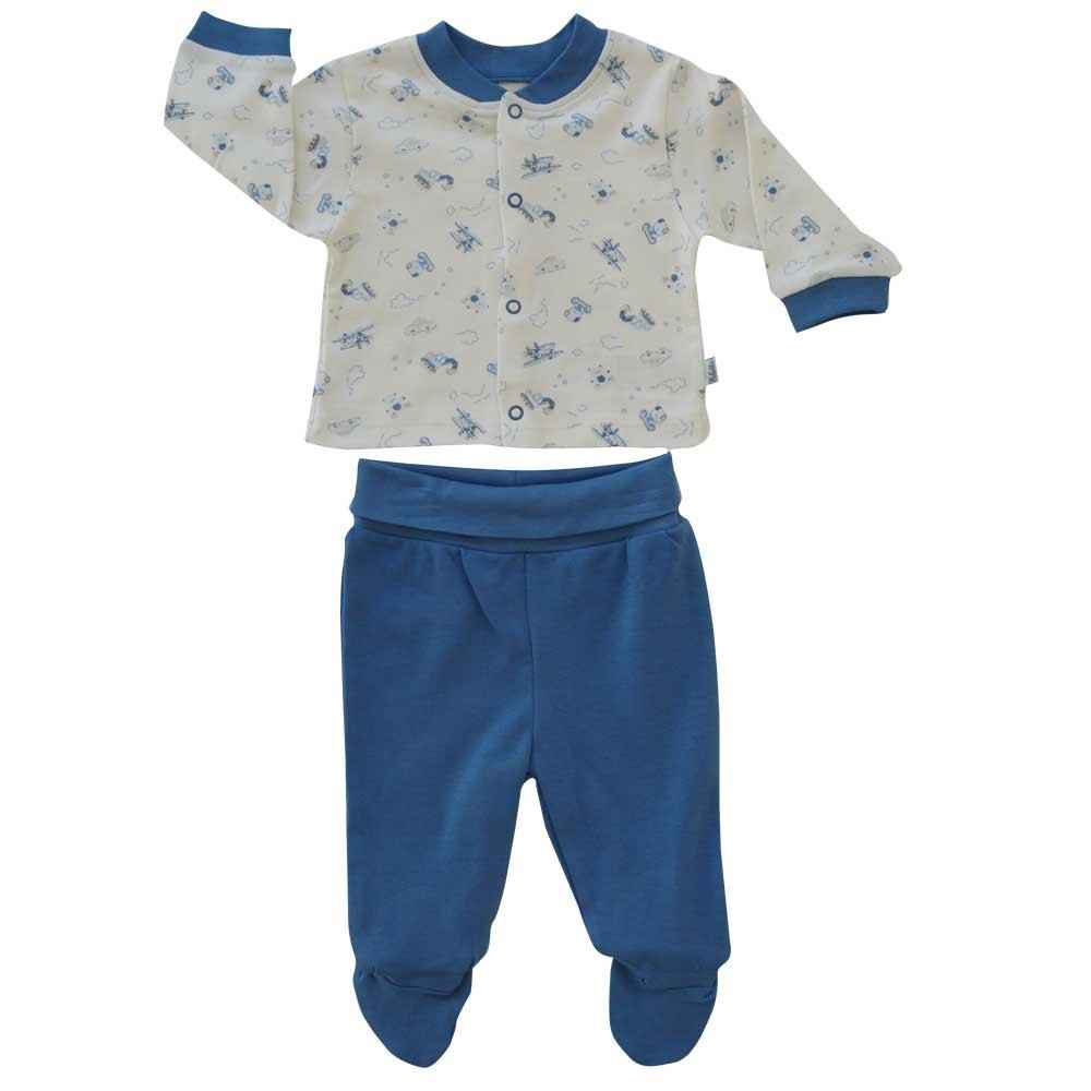 Bebetto F822 Tpy World Penye Mini Pijama Takımı Lacivert