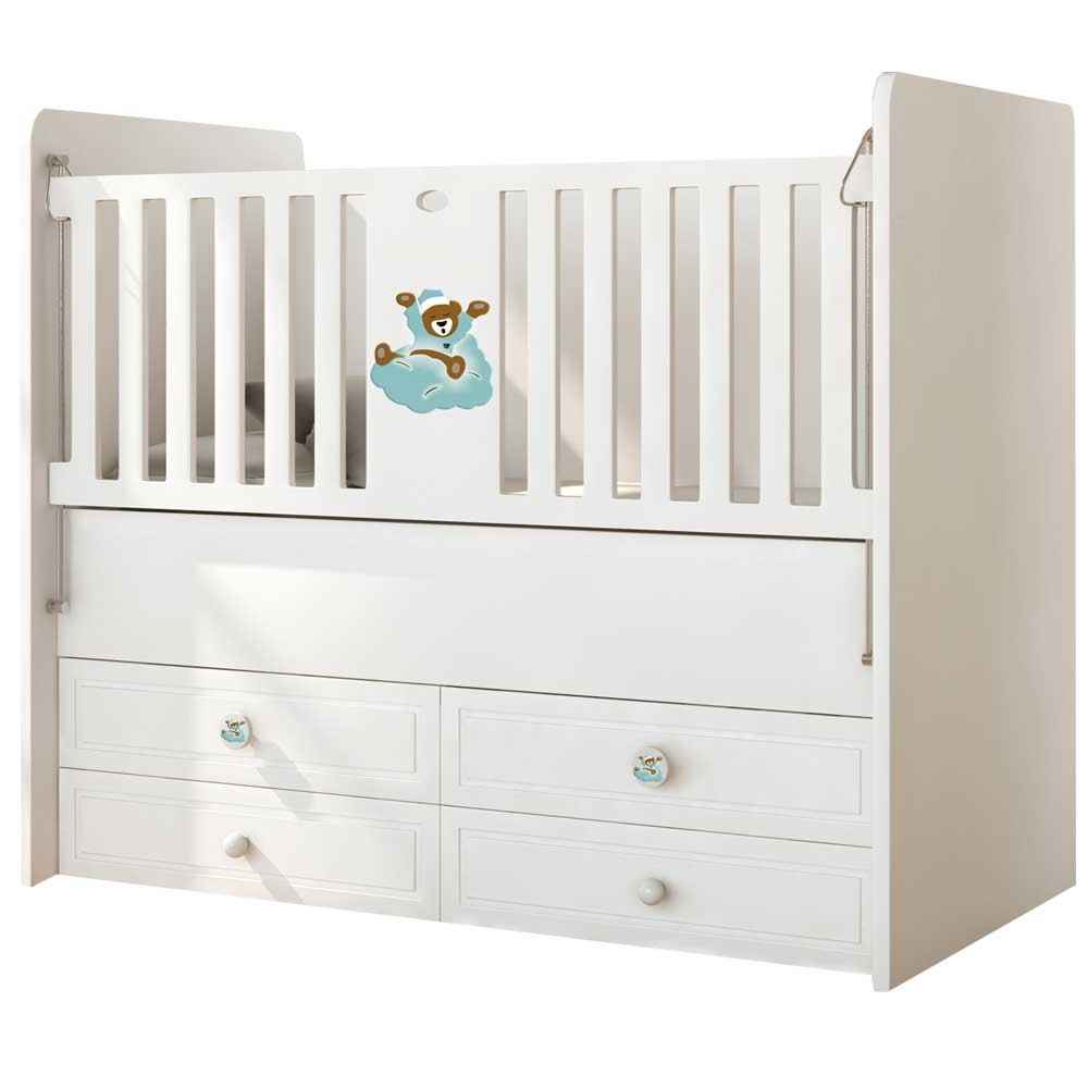 Babi Baby 60x120 Yeni Bebek Beşiği Bear