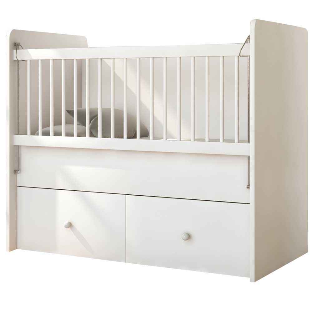 Babi Baby 2120 2 Çekmeceli Asansörlü Bebek Bebek Beşiği 70x130 