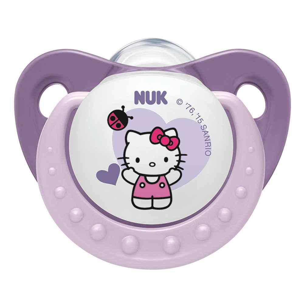 Nuk NES735984 Silikon Emzik 6-18 Ay Lila