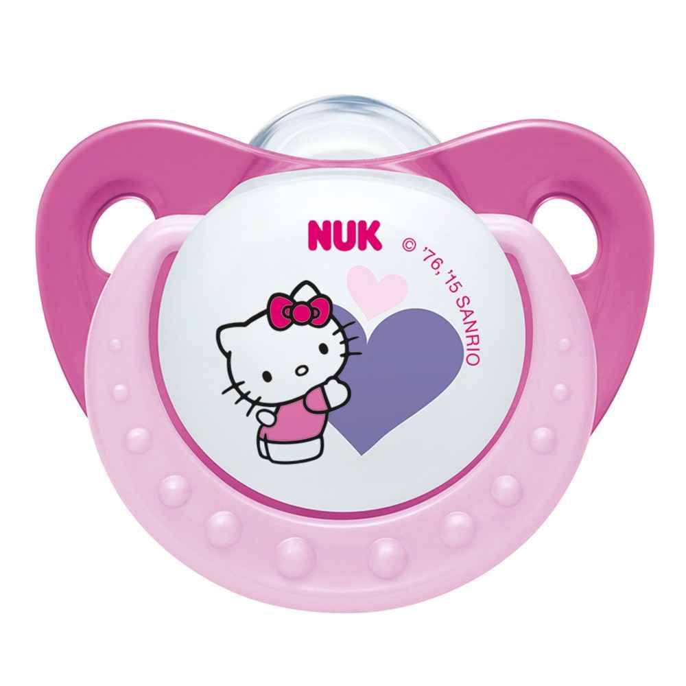 Nuk NES735984 Silikon Emzik 6-18 Ay Pembe