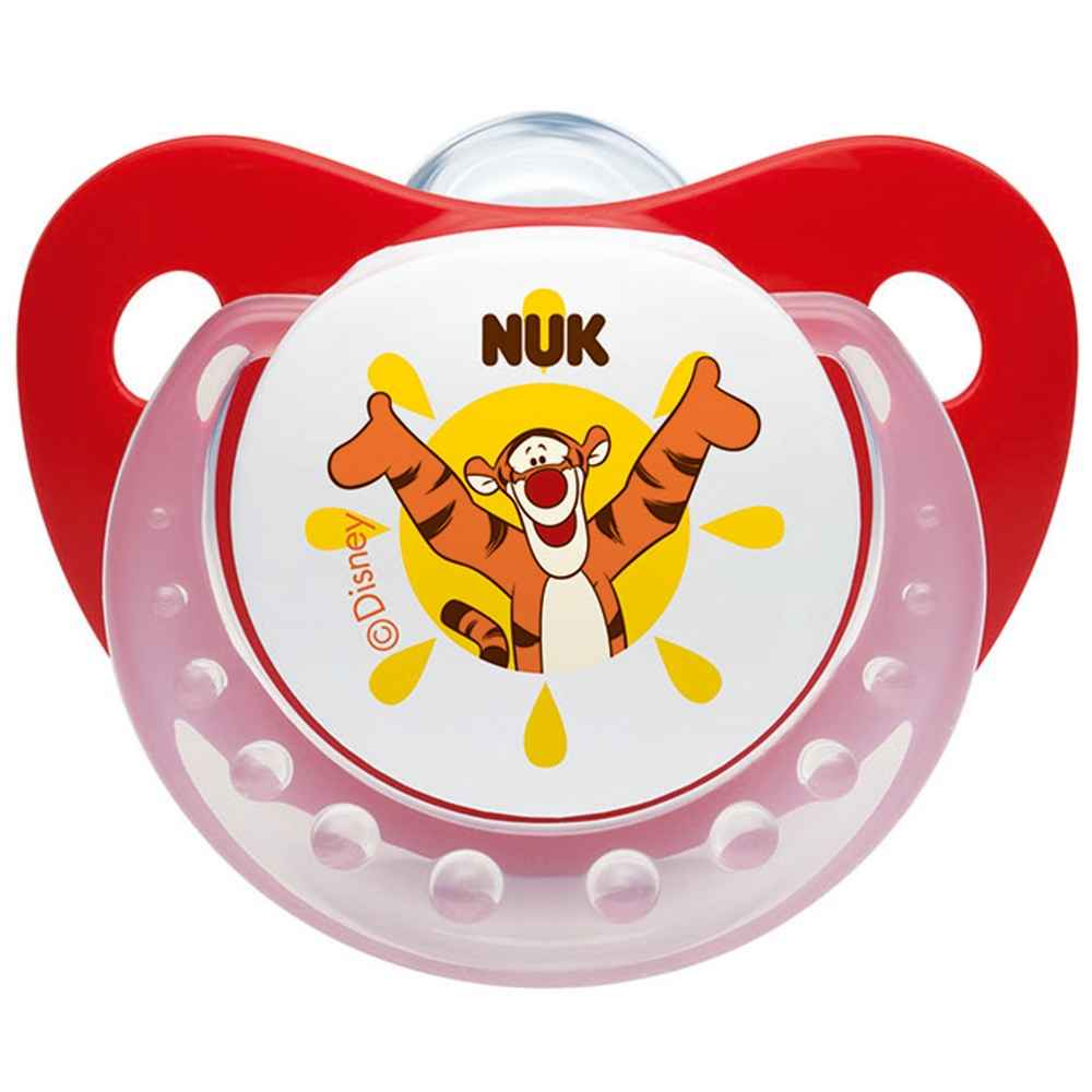 Nuk NES735565 Disney Winnie Silikon Emzik No:2 (6-18 Ay) Pembe