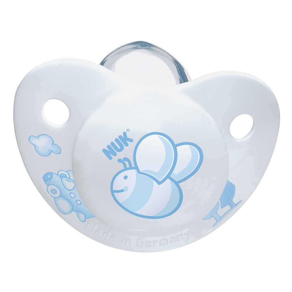 Nuk Baby Rose-Blue Silikon Uyku Emziği No:1 (0-6 Ay) Blue