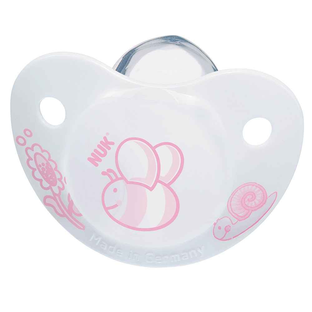 Nuk Baby Rose-Blue Silikon Uyku Emziği No:1 (0-6 Ay) Rose