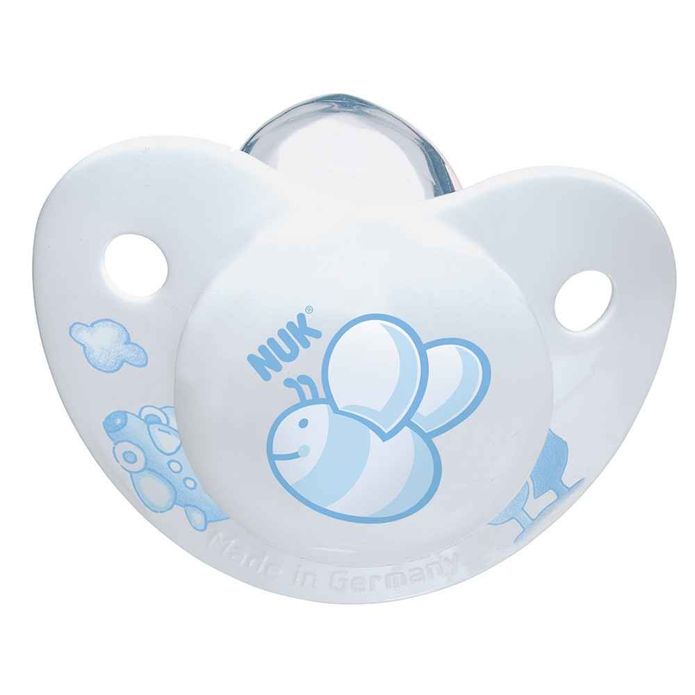Nuk Baby Rose-Blue Silikon Uyku Emziği No:2 (6-18 Ay) Blue