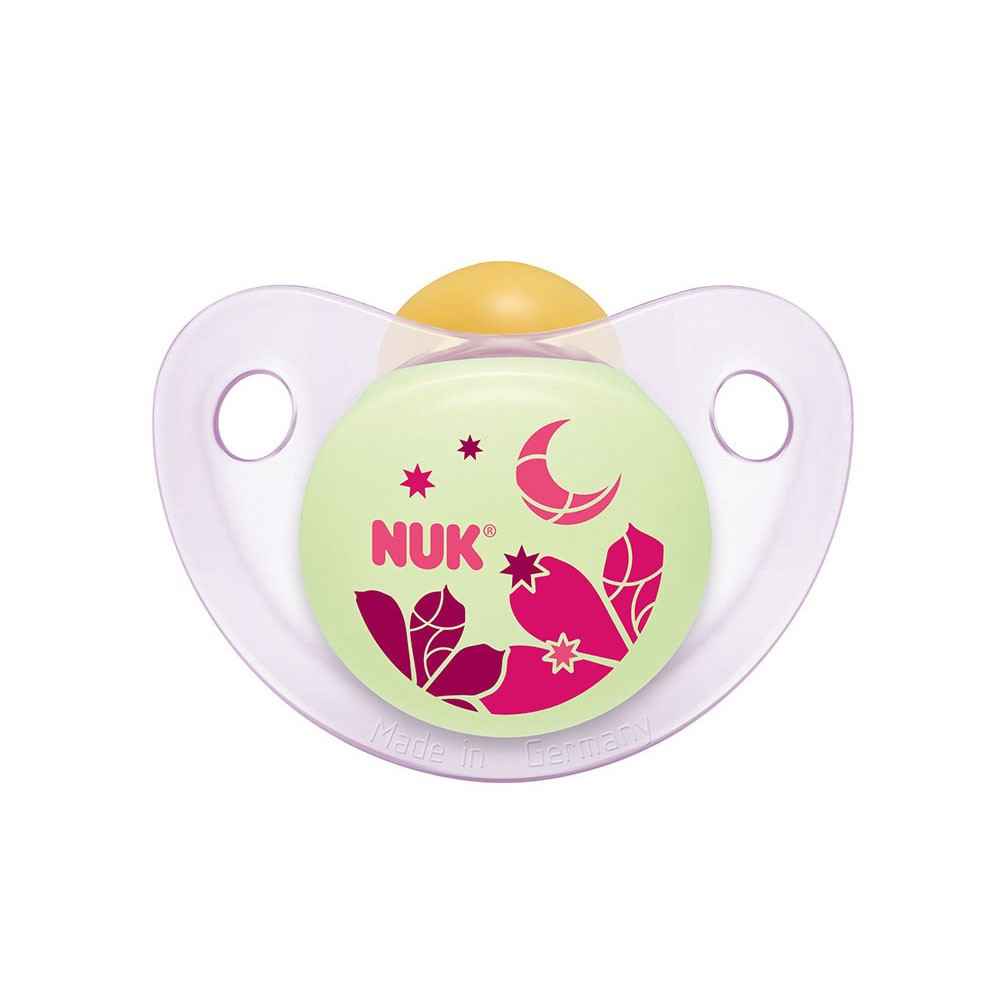 Nuk NE725951 Kauçuk Uyku Emziği No:1 (0-6 Ay) Çiçekli