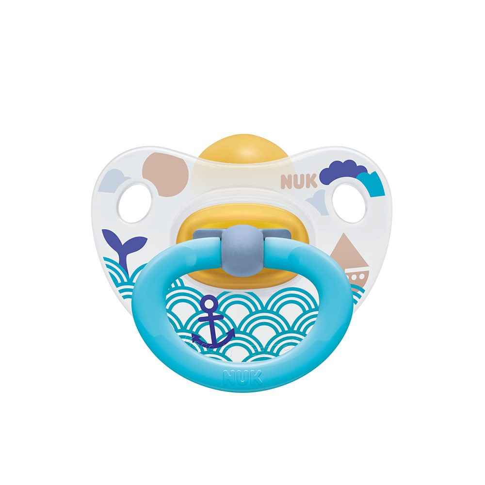 NUK 733629 Happy Kids Kauçuk Emzik No:2 Mavi