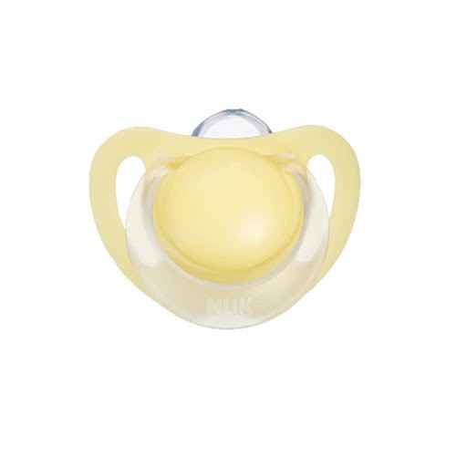 Nuk NES735459 Starlight Silikon Emzik No:2 Sarı