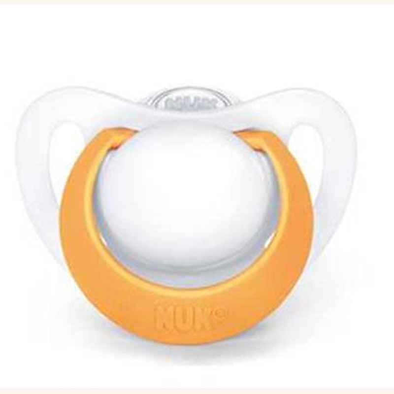 Nuk NES739043 Genius Silikon Emzik No:3 Turuncu