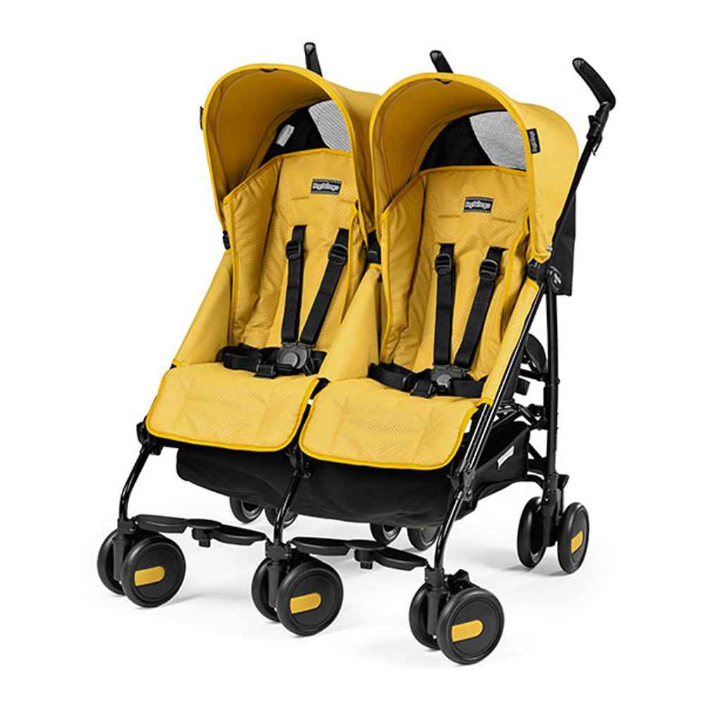 Peg Perego Pliko Mini Twin İkiz Bebek Arabası Mod Yellow