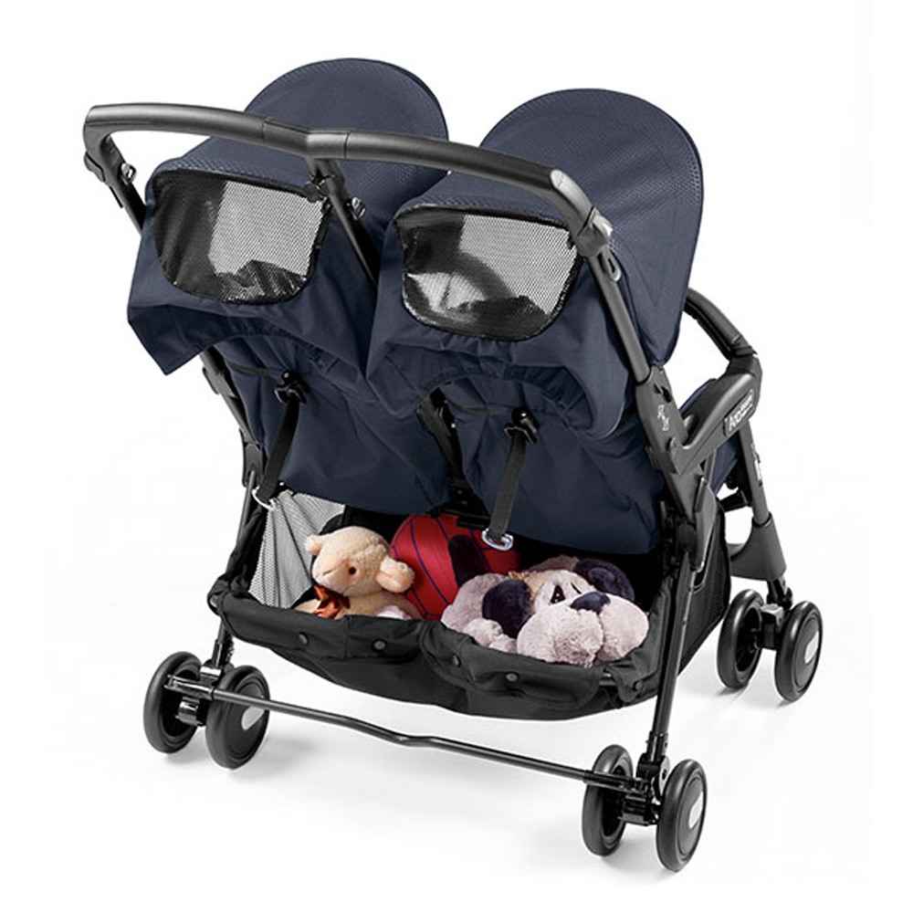 Peg Perego Aria Shopper Twin İkiz Bebek Arabası Mod Navy