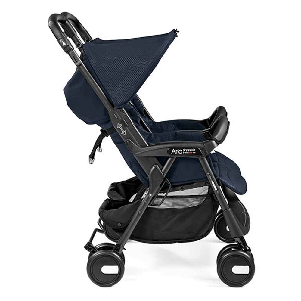 Peg Perego Aria Shopper Twin İkiz Bebek Arabası Mod Navy