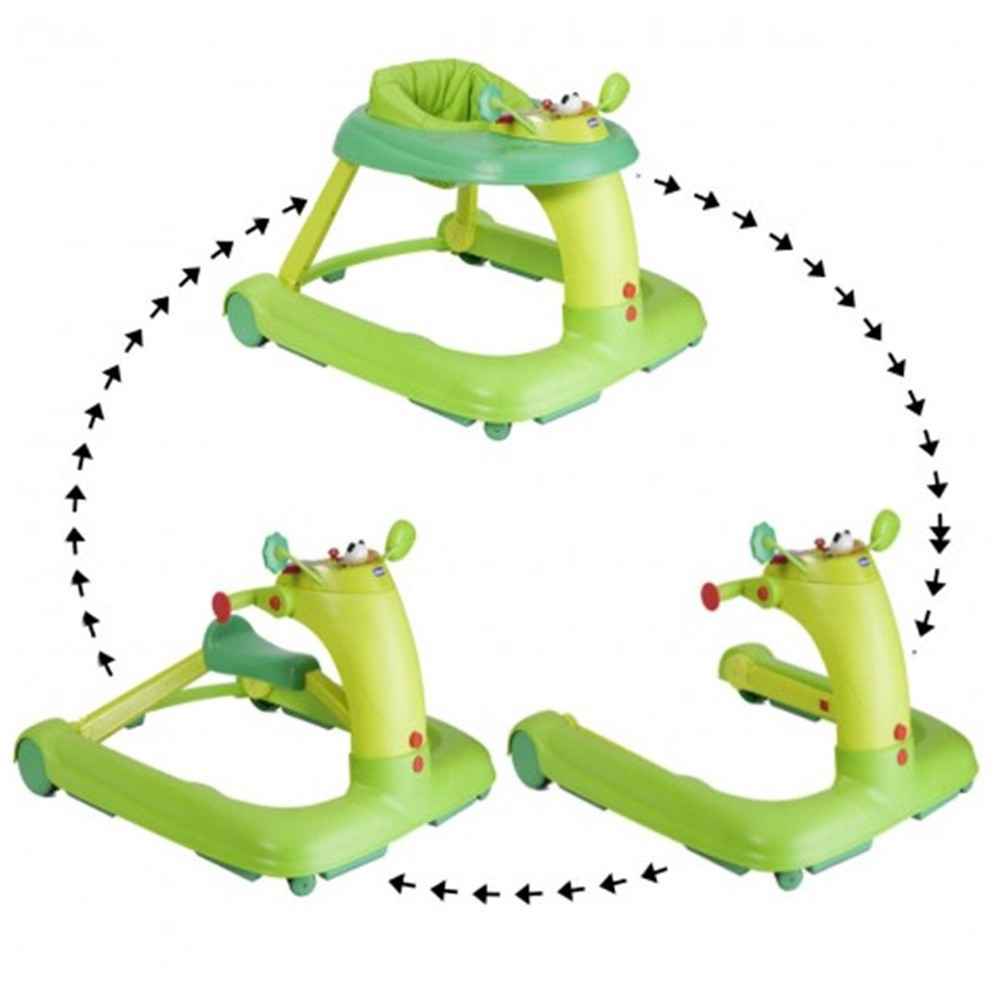 Chicco CHC-79415480 1 2 3 Baby Walker Yürüteç Yeşil
