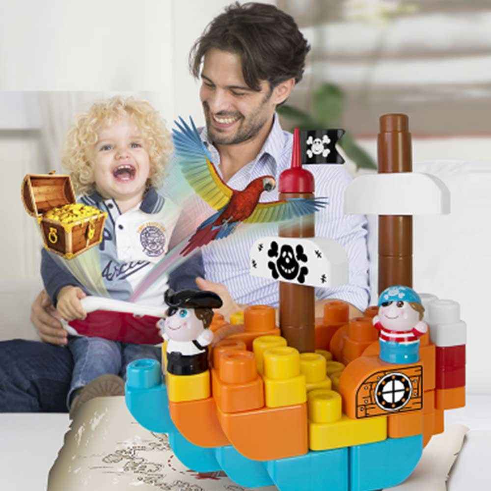 Chicco CHC-68130 Hazine Adası Blok Seti 60 Parça 