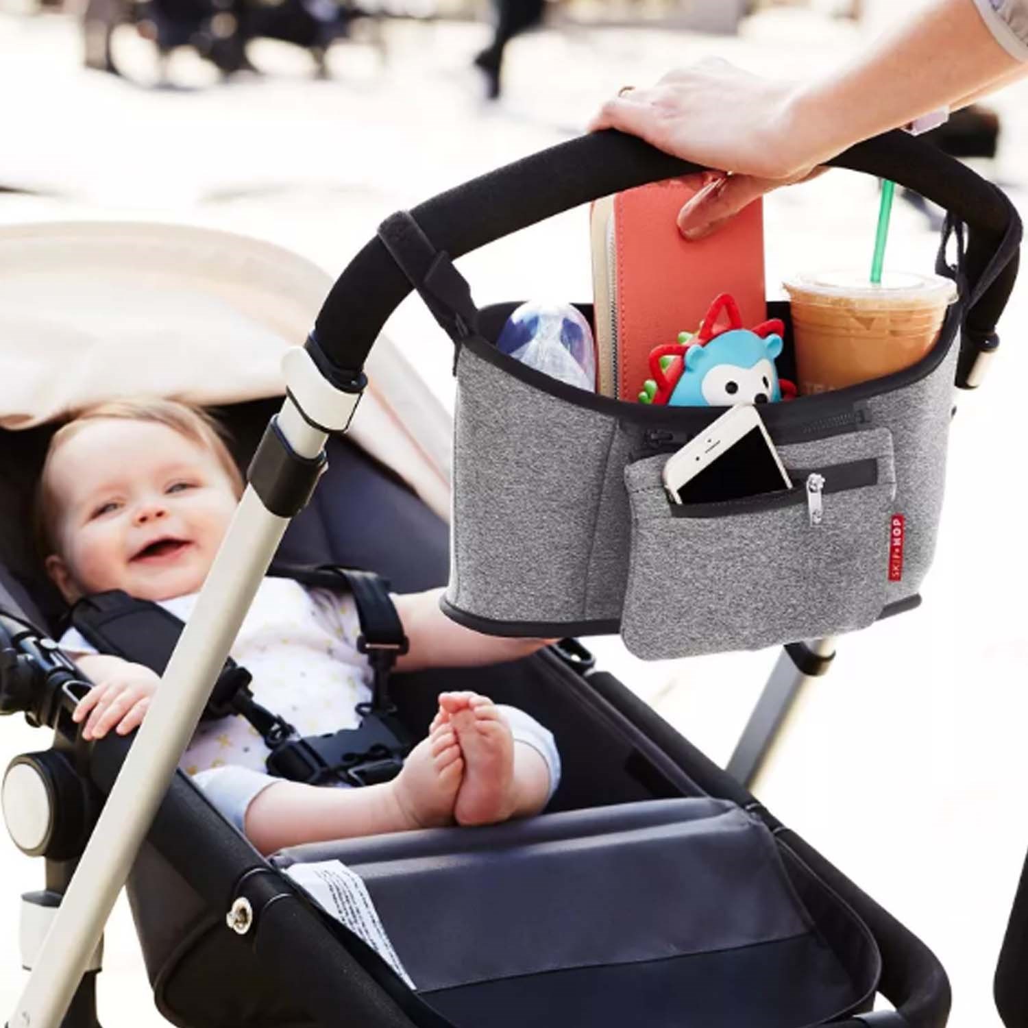 Skip Hop Grab ve Go Bebek Arabası Düzenleyici Heather Grey