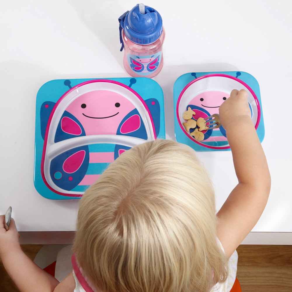 Skip Hop Bebek Tabak Ve Kase Hediye Seti Kelebek