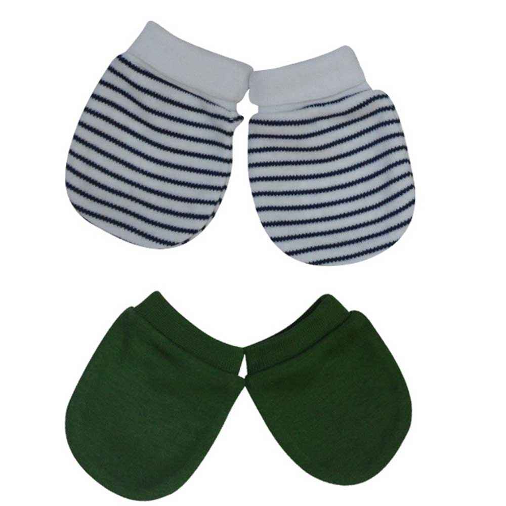 İdil Baby 7675 Bebek Eldiveni 2 li Yeşil İlke Bebe