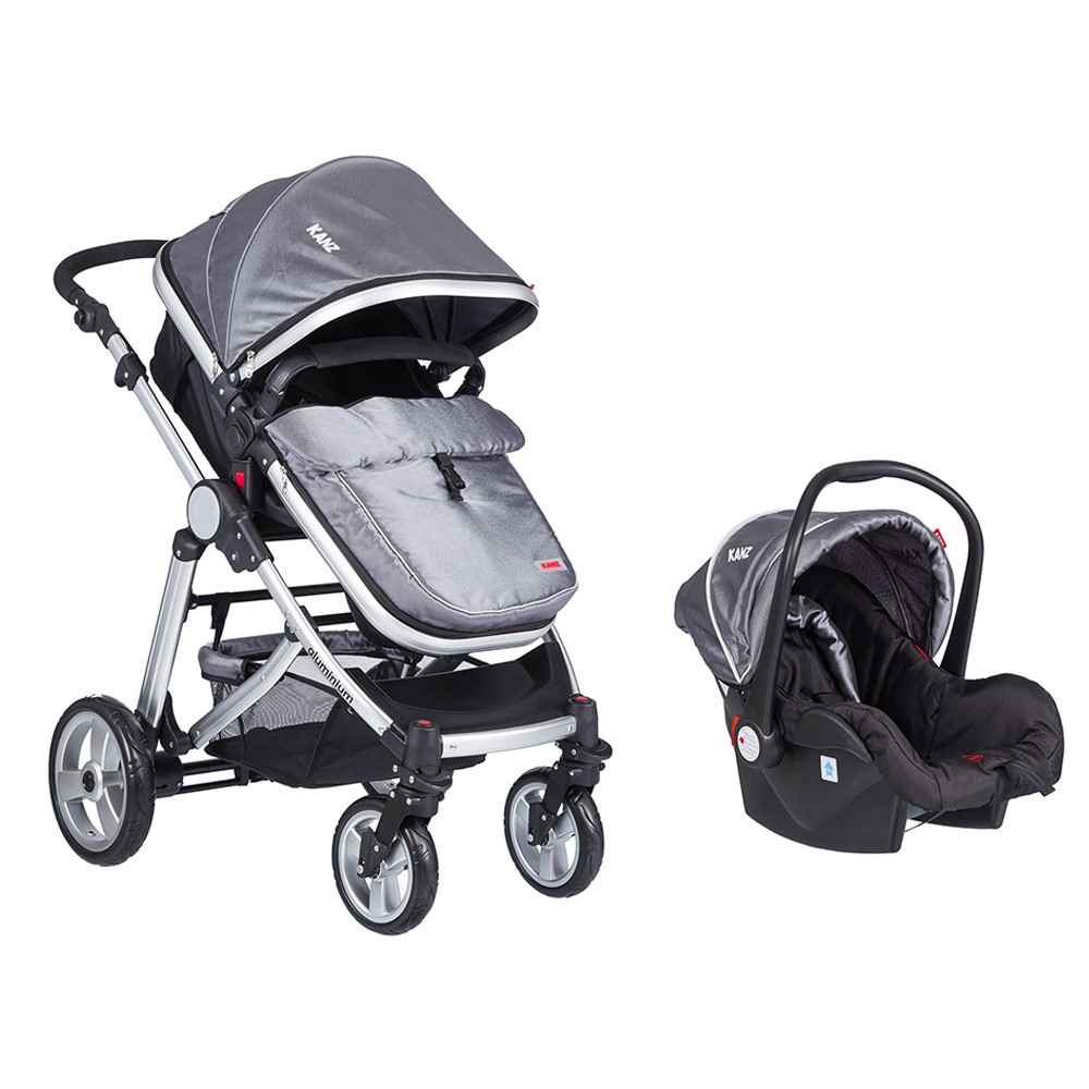 Kanz KZ-4009 Fernanda Travel Bebek Arabası Gri