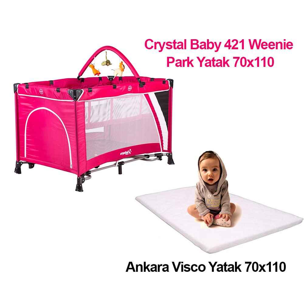 Crystal Baby 421 Weenie Park Yatak Kampanyası 70x110 Pembe İlke Bebe