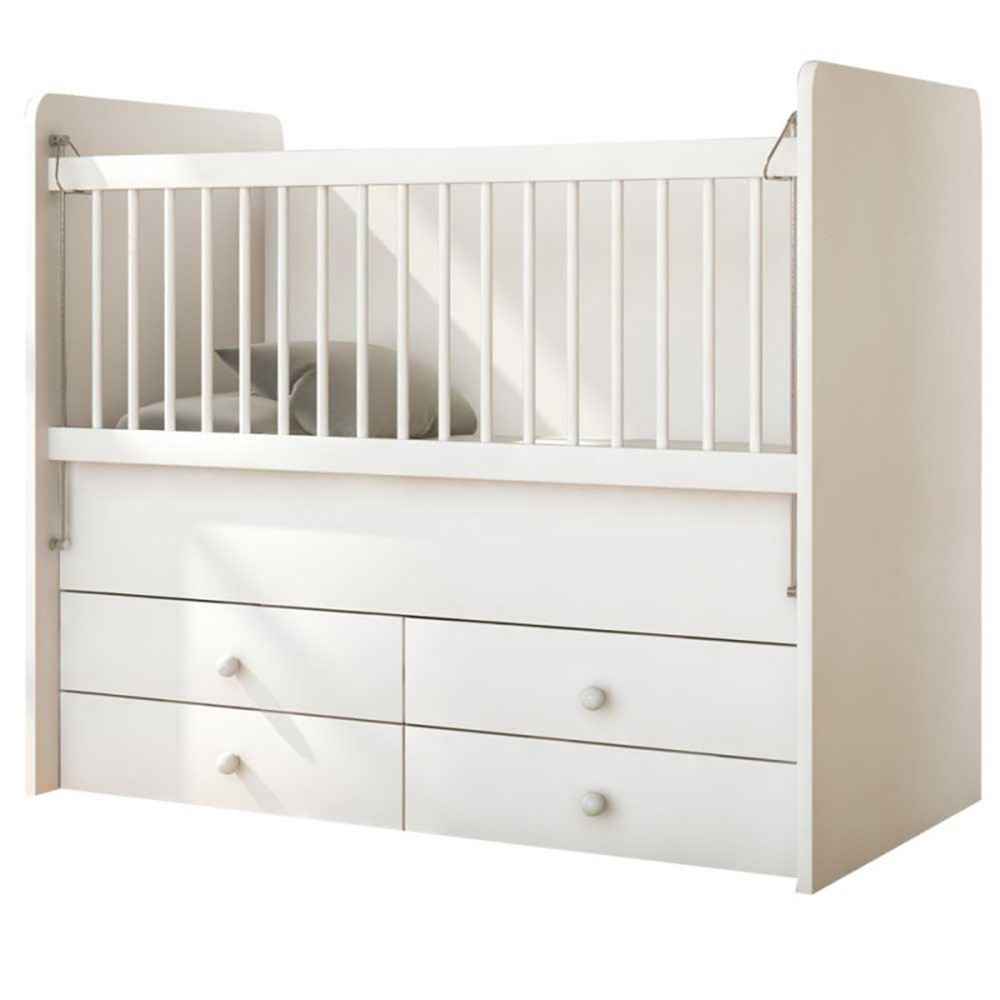 Babi Baby 4 Çekmeceli Asansörlü Bebek Bebek Beşiği Lake 60X120 