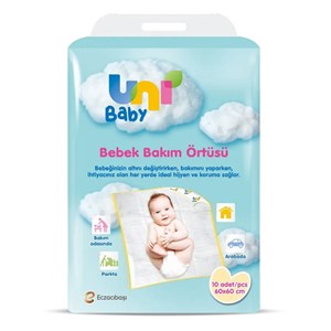 Uni Baby GK-9470301 Bebek Bakım Örtüsü 10 Adet 