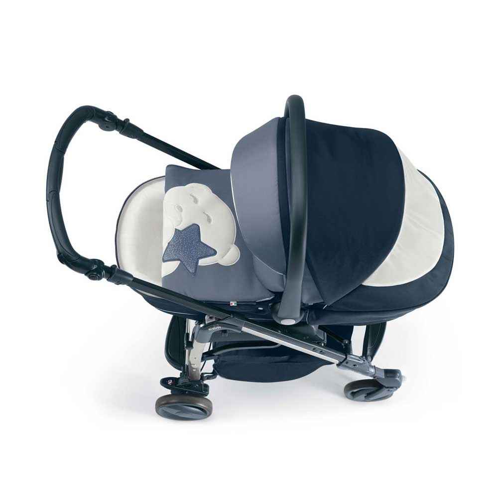 Cam ART887022 Minu Teddy Travel Bebek Arabası LacivertMavi İlke Bebe
