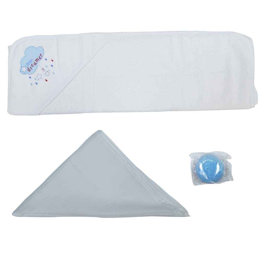 İdil baby 7465 Bebek Havlu Set Beyaz