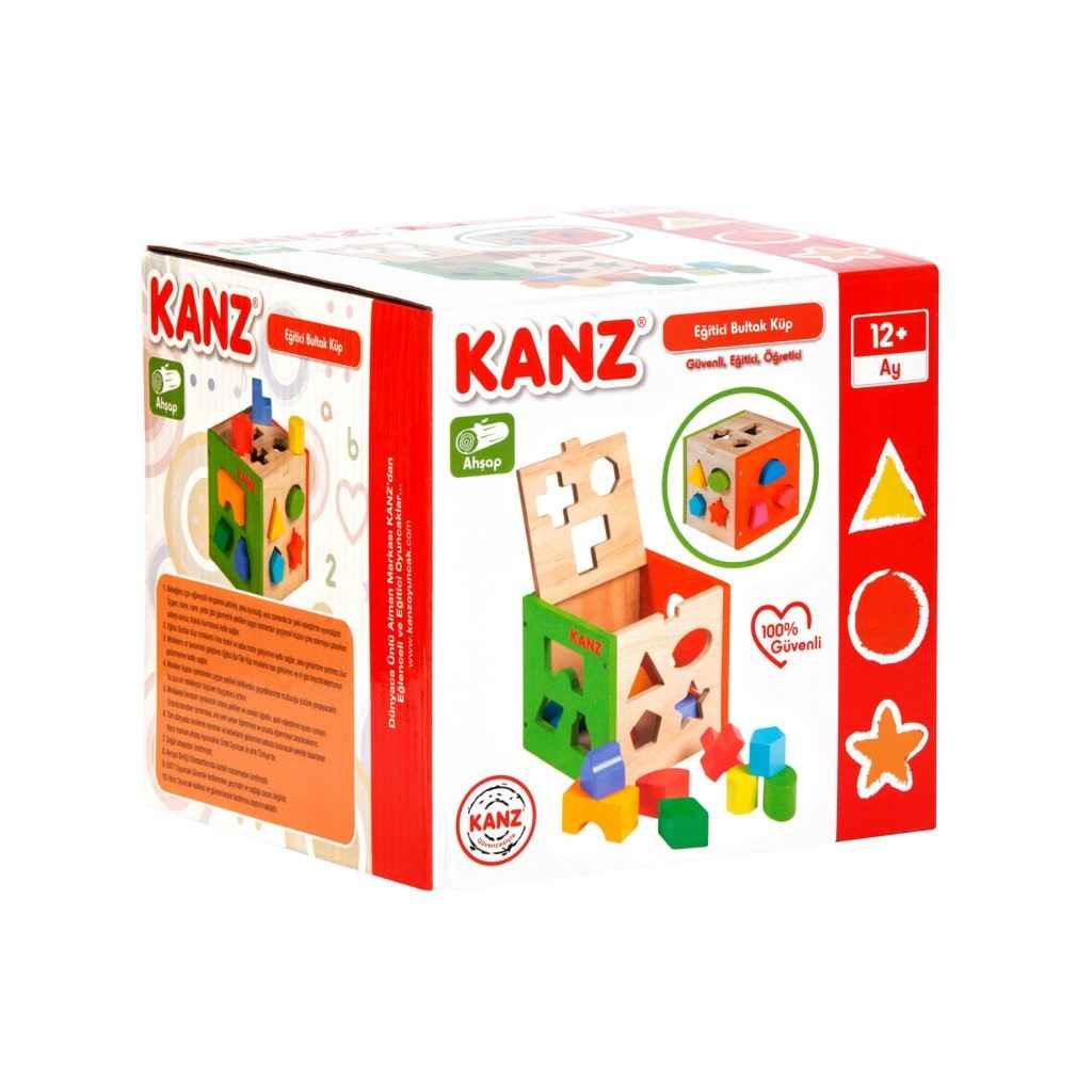 Kanz 30386 Ahşap Eğitici Bultak Küp 