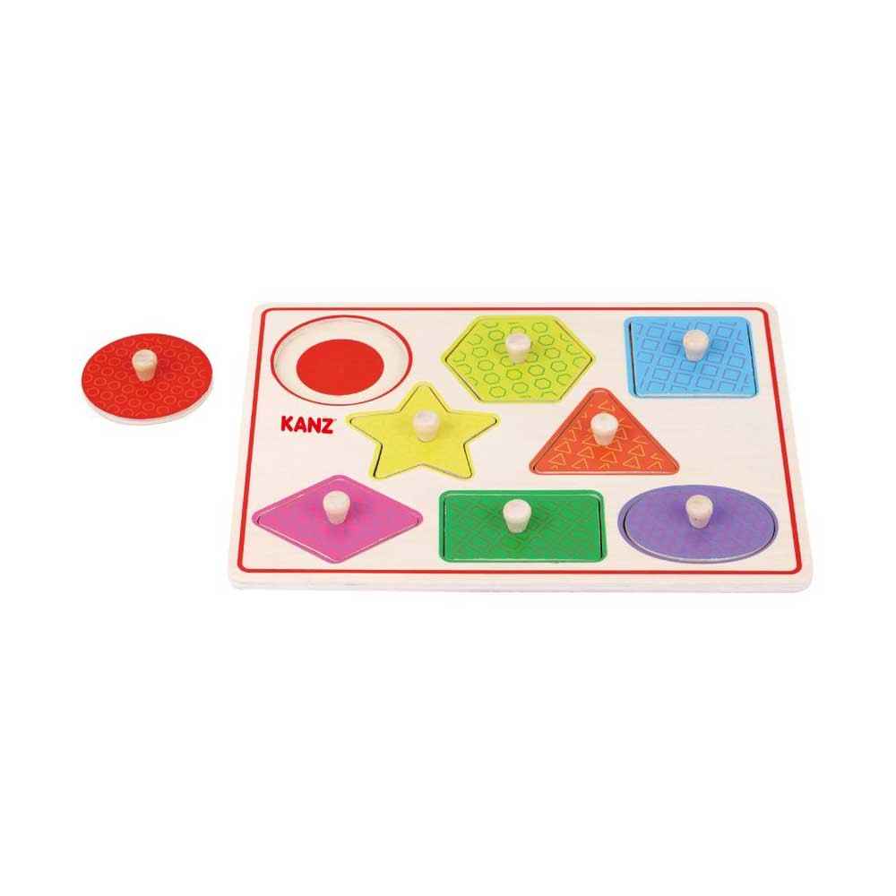 Kanz 30422 Ahşap Puzzle Geometrik Şekiller 
