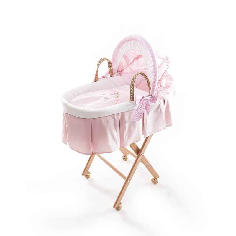 Funna Baby 5515 Pretty Hasır Sepet Pembe 