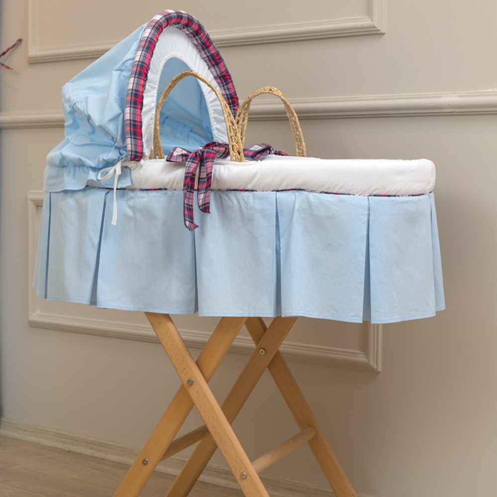 Funna Baby 5615 Pilot Hasır Sepet Mavi 
