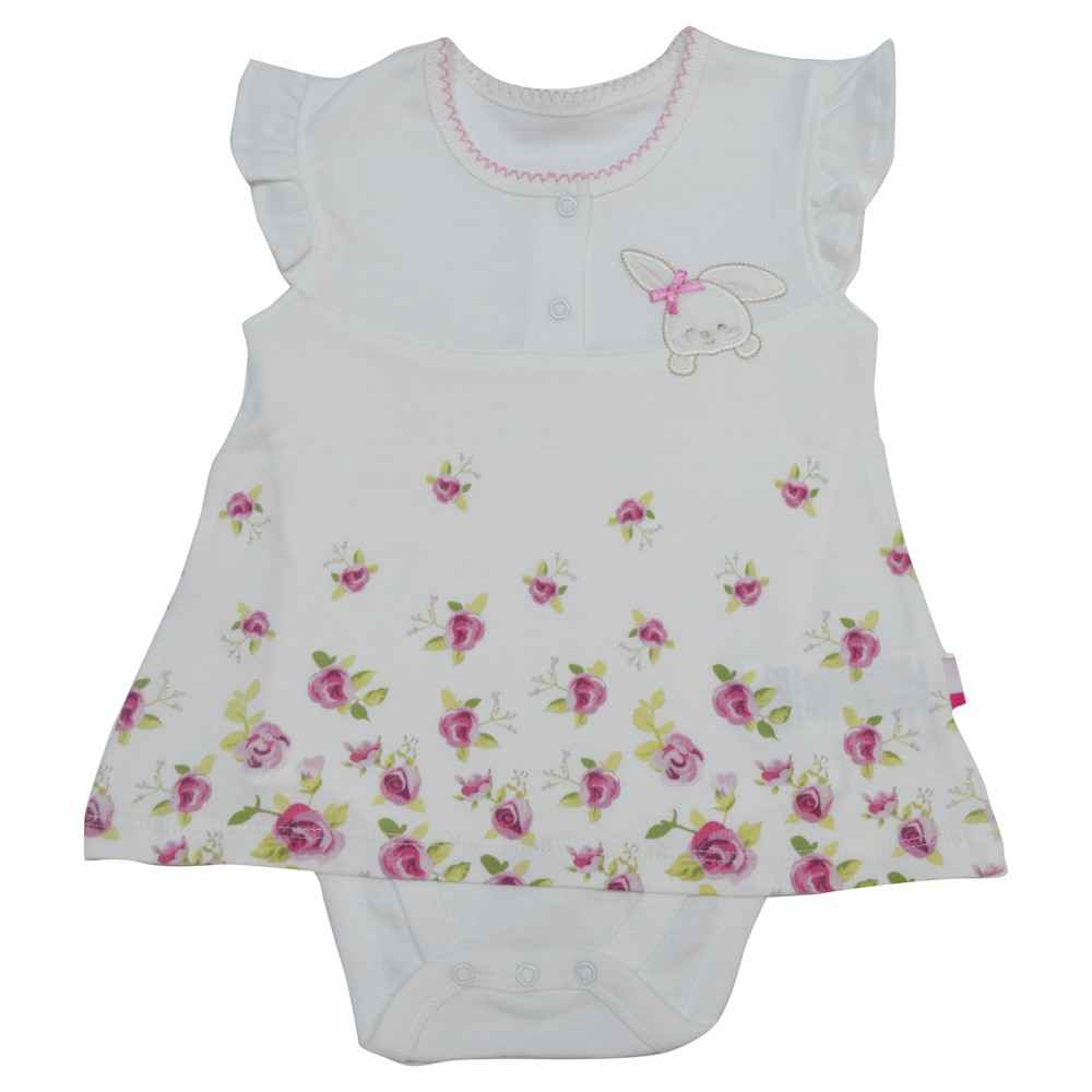 Baby Center S89025 Kız Bebek Cam Güzeli Jile Body Yarım Kol Fuşya