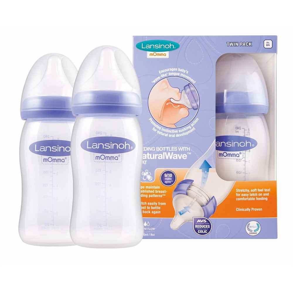 Lansinoh 76000 Natural Wave Biberon Seti 240 ml x 2 