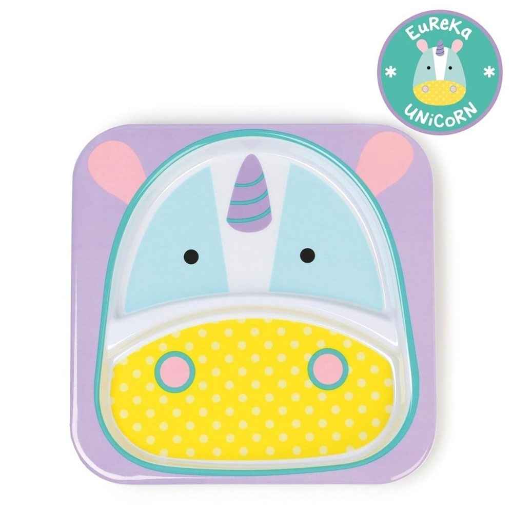 Skip Hop Zoo 2 Bölümlü Geniş Mama Tabağı Mor