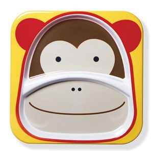 Skip Hop Zoo 2 Bölümlü Geniş Mama Tabağı Maymun