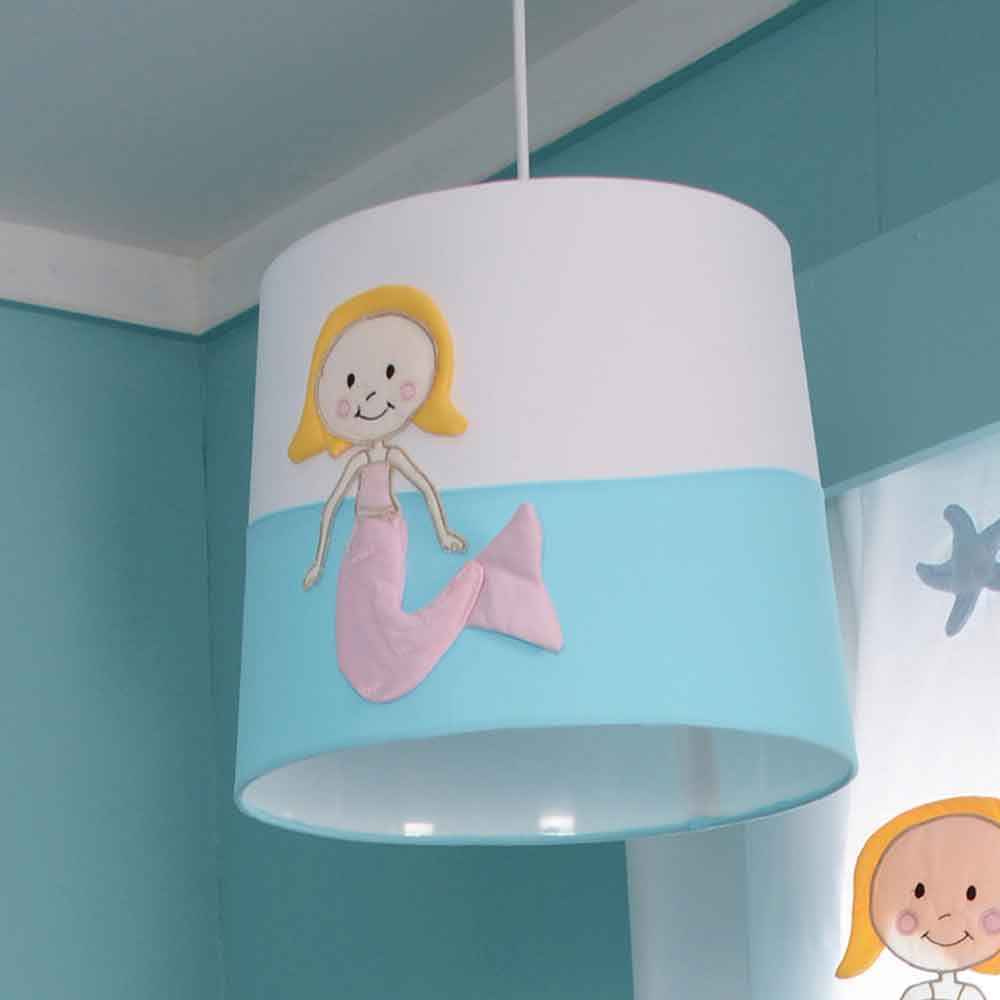 Aybi Baby Bebek Odası Tavan Lambası Mermaid