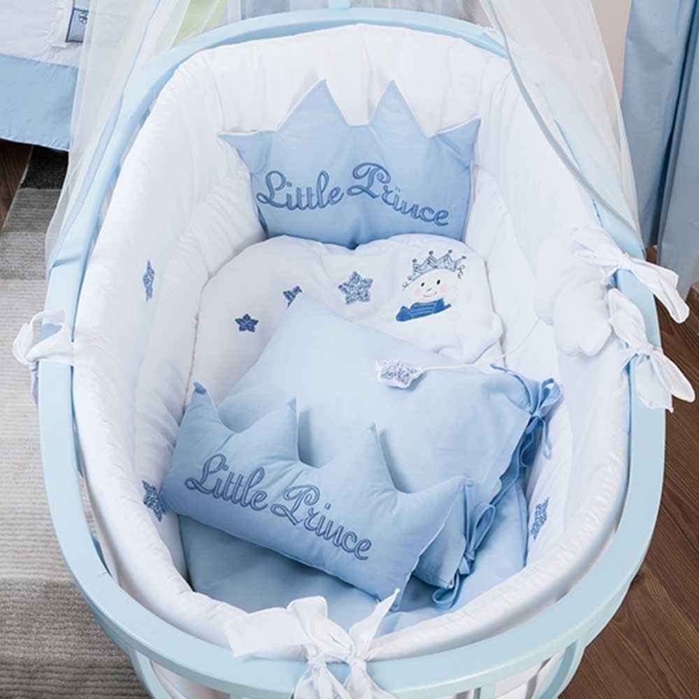 Aybi Baby Little Prince Beşik Mavi