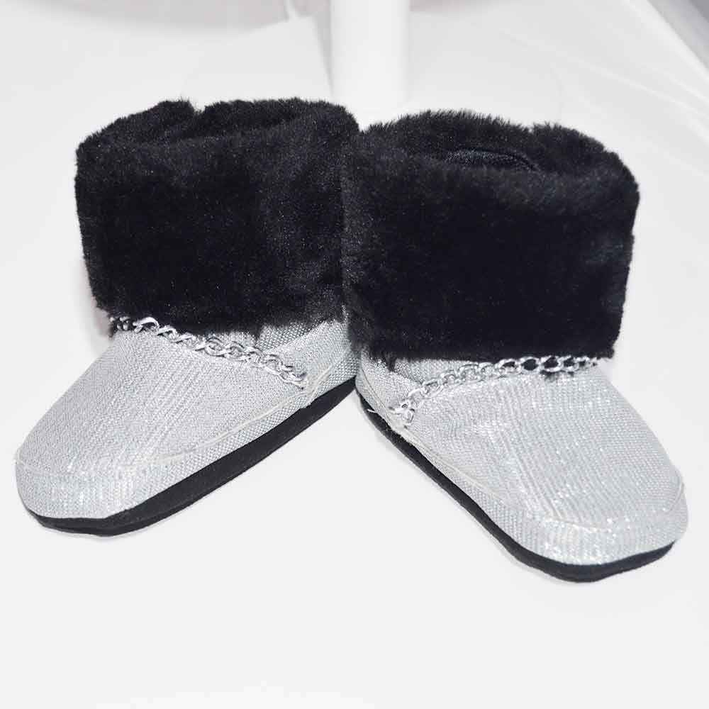 Bebetto C346 Chain Bebek Patik Gümüş