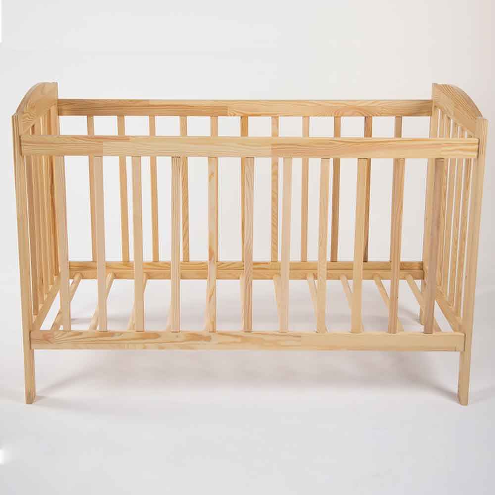 Eva Naturel Ahşap Bebek Beşiği 