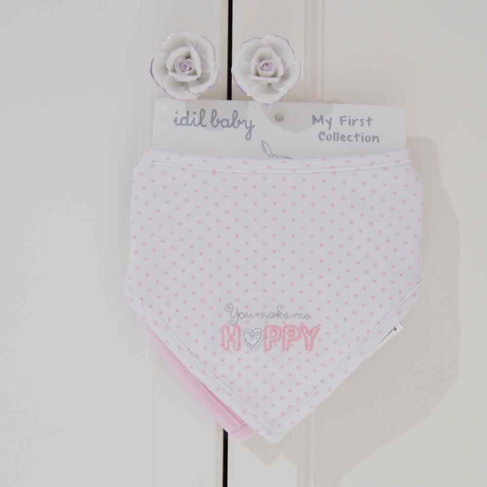 İdil Baby 8467 2'li Kız Bebek Fular Pembe