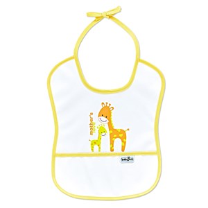 BabyJem 030 Bebek Poli Muşamba Küçük Mama Önlüğü Sarı