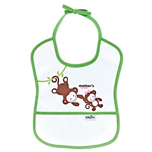 BabyJem 030 Bebek Poli Muşamba Küçük Mama Önlüğü Yeşil