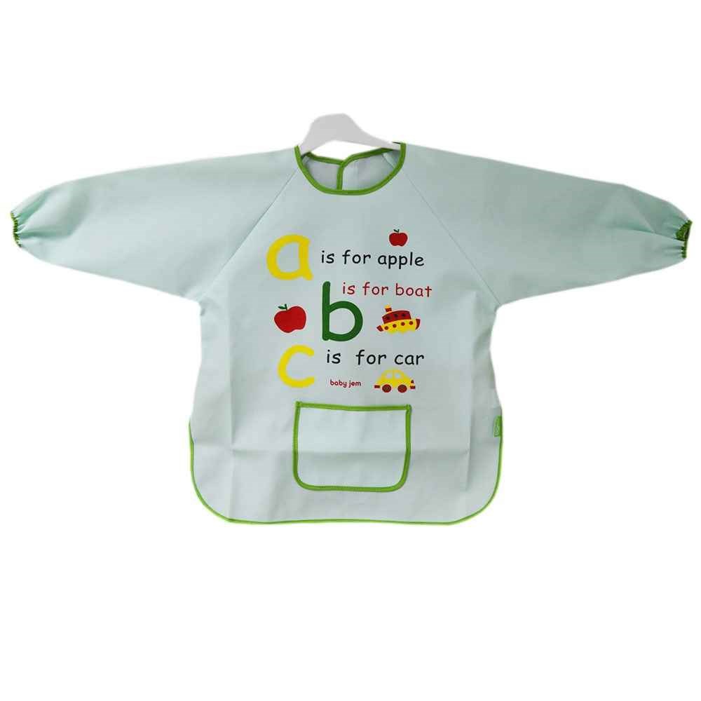 BabyJem 049 Faaliyet Önlüğü Kollu  Yeşil