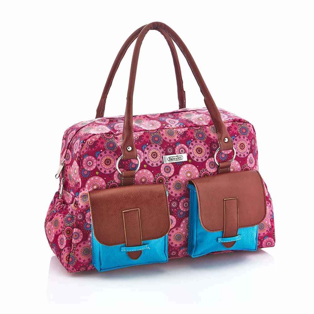 Babyjem ART-368 Desenli Bebek Bakım Çantası Çiçekli