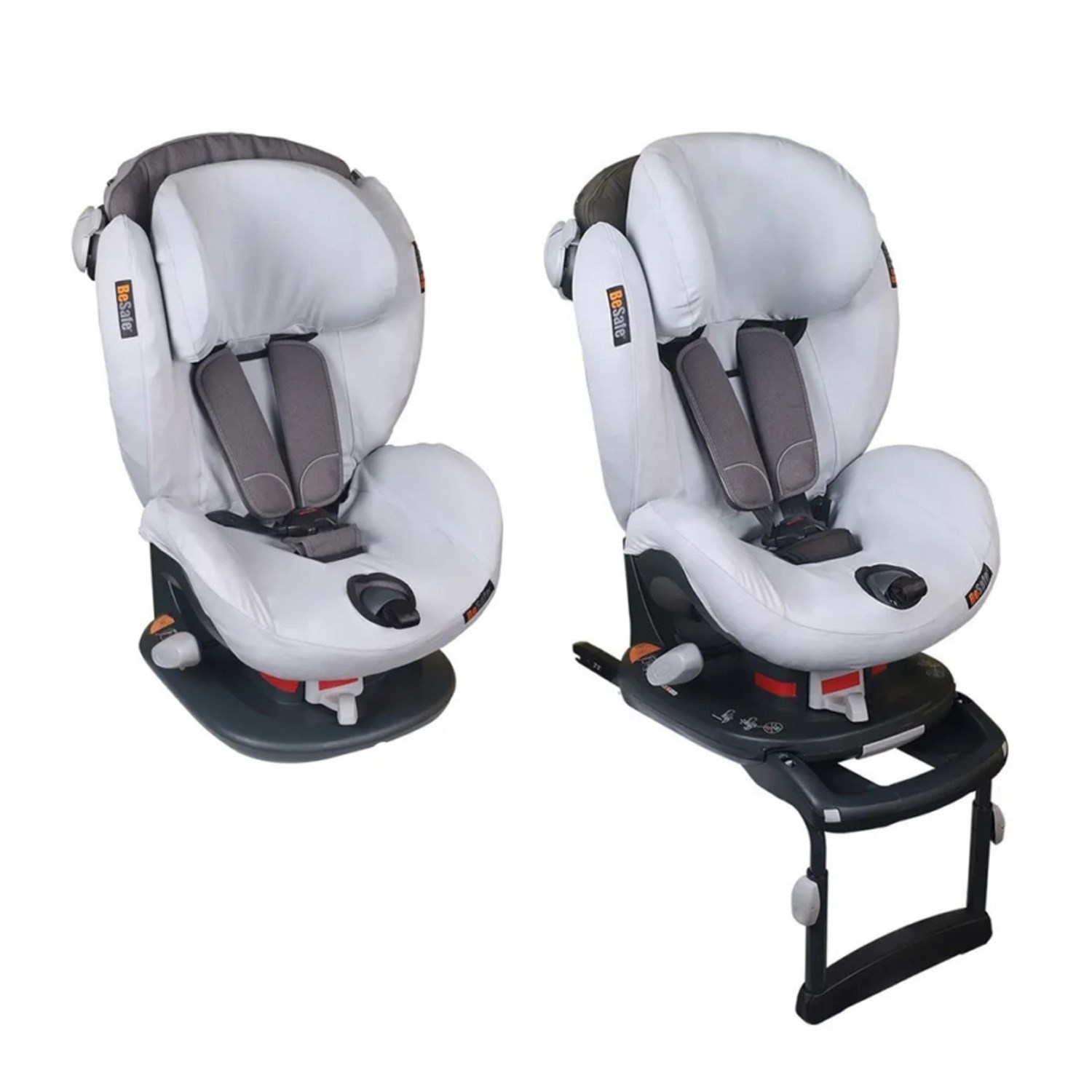 Besafe İzi Comfort X3 - Isofix Koruyucu Havlu Kılıf Glacier Grey