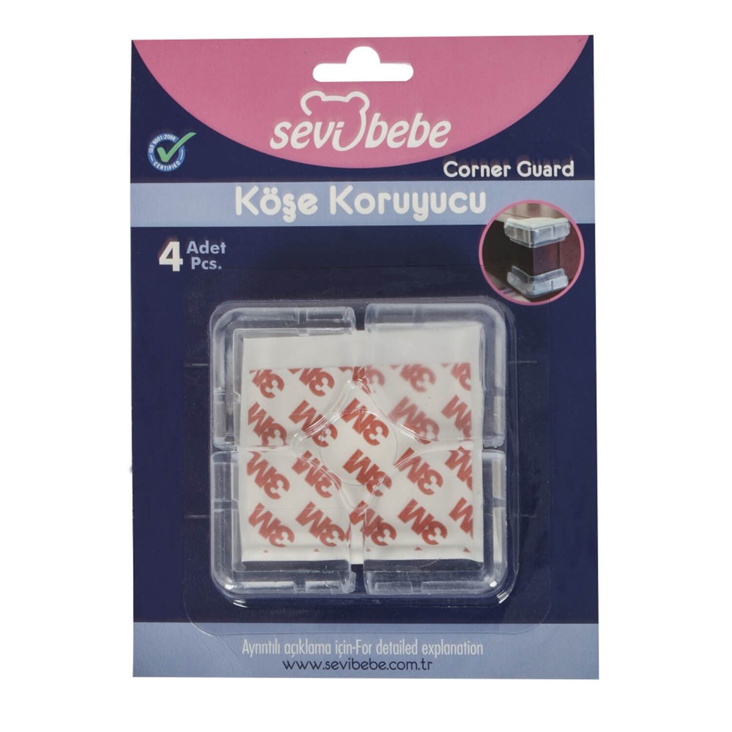 Sevi Bebe 8611 Köşe Koruyucu 