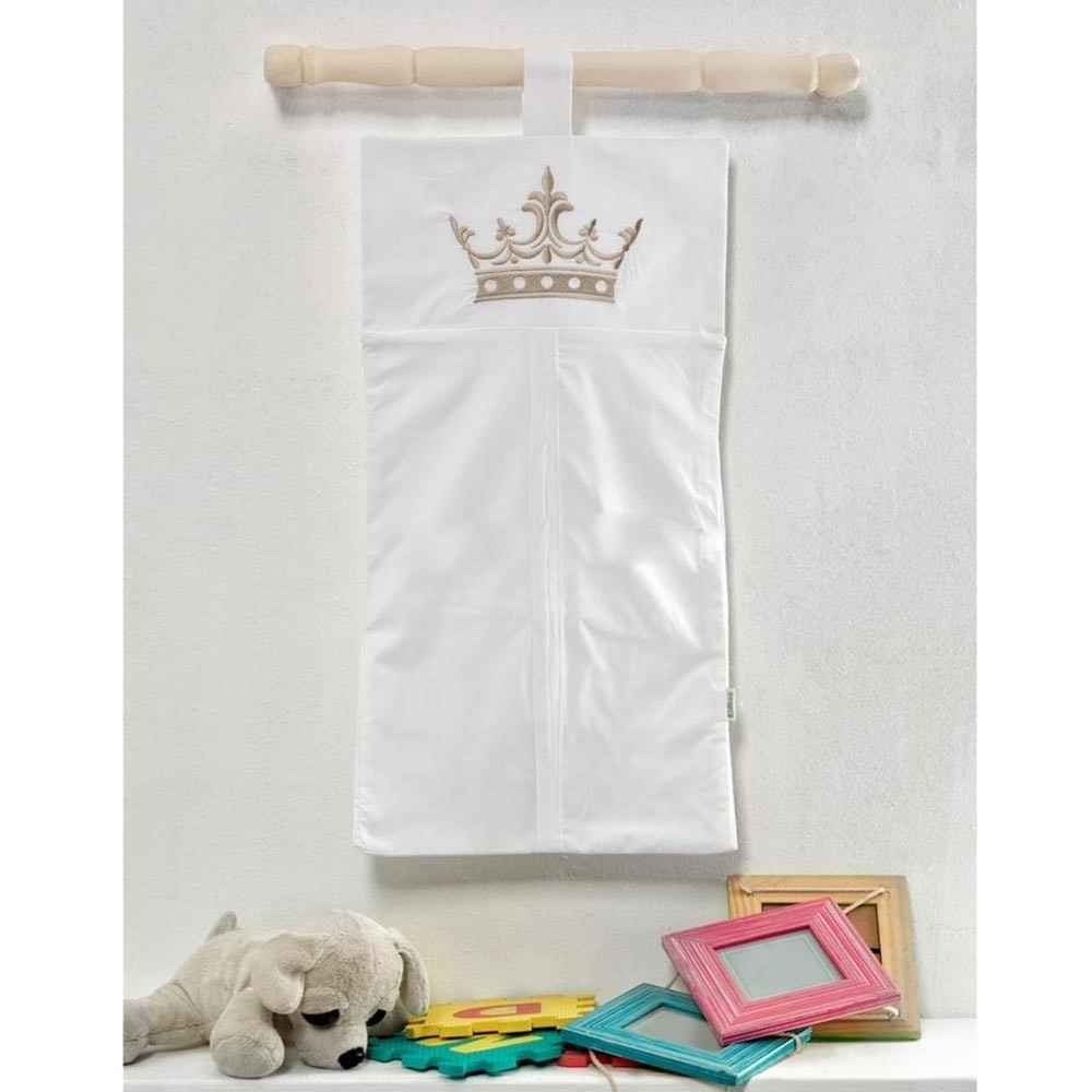 Kidboo Royal White Bebek Çamaşır Torbası 