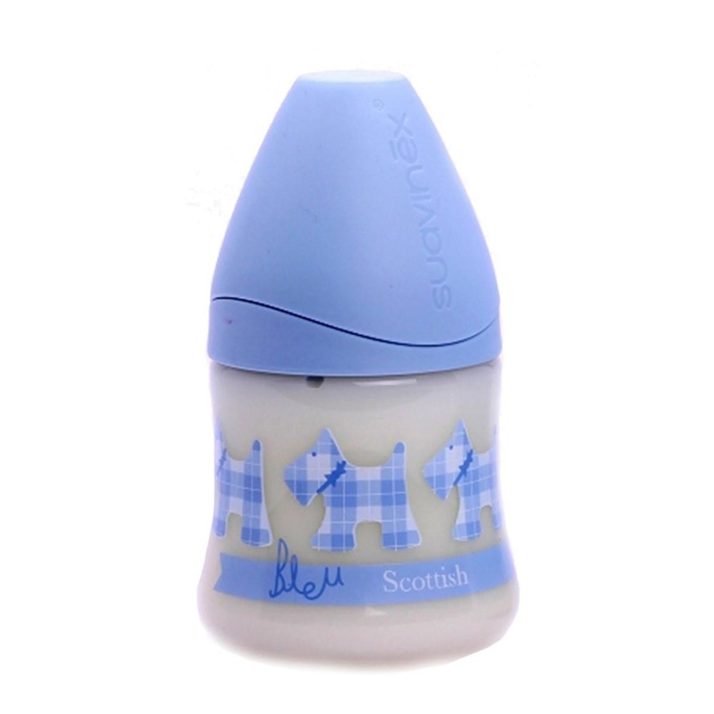 Suavinex 3800170 Geniş Ağızlı Biberon 150 ml Turkuaz