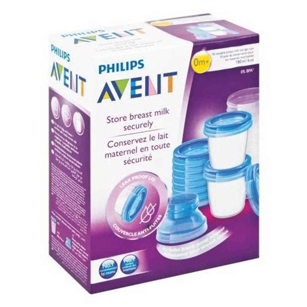 Philips Avent SCF618-10 Via Anne Sütü Saklama Kabı 10x180 Ml 